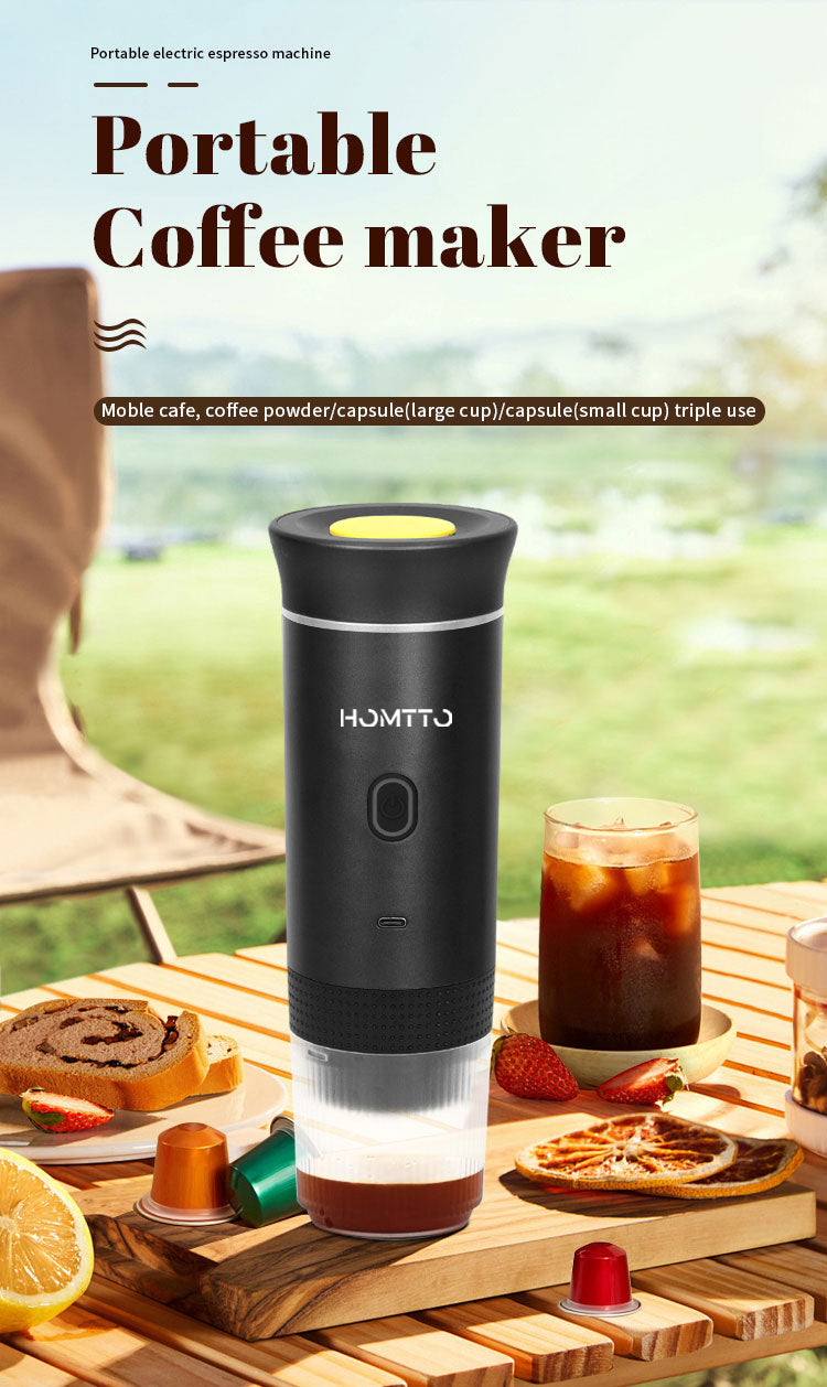 HOMTTO Portable 3-in-1  20 Bar High PressurePortable Espresso Coffee Machine