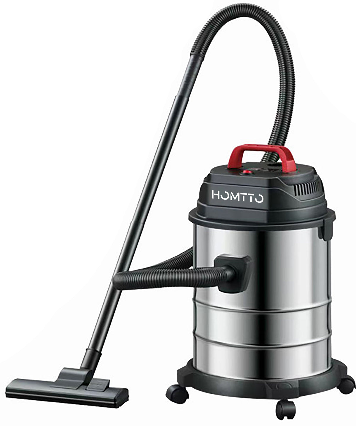 HOMTTO Wet Dry Vacuum 20L Stainless Steel 1500W Blower Function