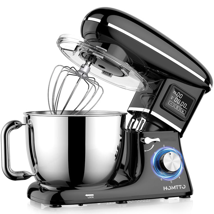 HOMTTO 1500W 3 in 1 Smart Display Stand Mixer 6.2L Stand Bowl 6-Speeds