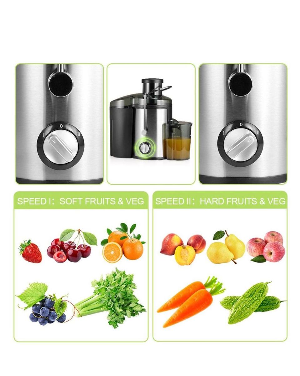 HOMTTO 2 Speed Juice Maker