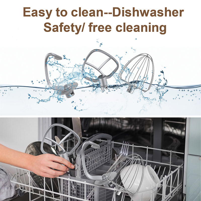 HOMTTO 1500W 3 in 1 Smart Display Stand Mixer 6.2L Stand Bowl 6-Speeds