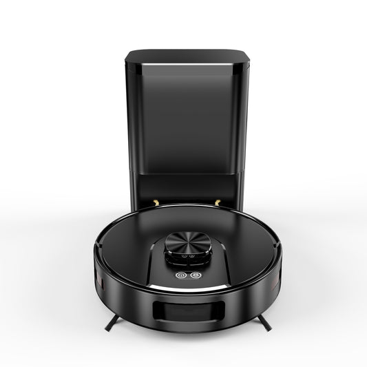 HOMTTO Robot Vacuum Cleaner LiDAR Self-Empty Tuya App Control